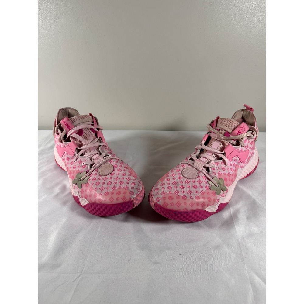 Adidas Harden Vol. 6 Basketball Pink Monogram / Vibrant Pink US Men's Size 14
